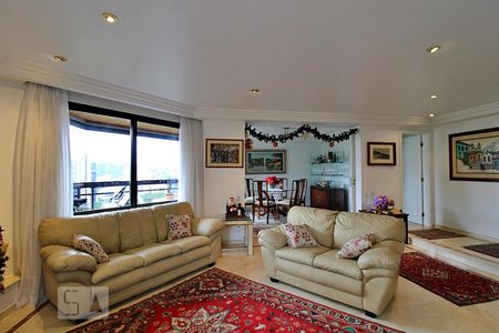 Sala de apartamento à venda com 4 quartos, 190m² em Parque Bairro Morumbi, São Paulo