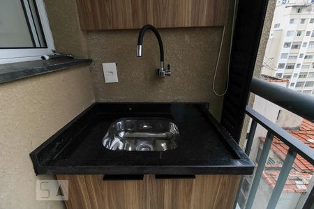 Varanda da Sala de kitnet/studio à venda com 1 quarto, 33m² em Sé, São Paulo