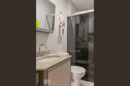 Banheiro Social de apartamento à venda com 2 quartos, 65m² em Fundação, São Caetano do Sul