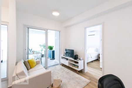 Sala de apartamento para alugar com 1 quarto, 49m² em Moema, São Paulo