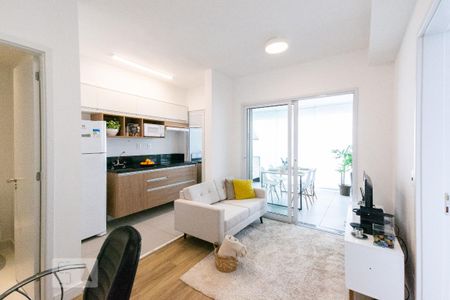 Sala de apartamento para alugar com 1 quarto, 49m² em Moema, São Paulo