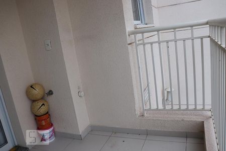 Varanda da Sala de apartamento à venda com 2 quartos, 54m² em Vila America, Santo André