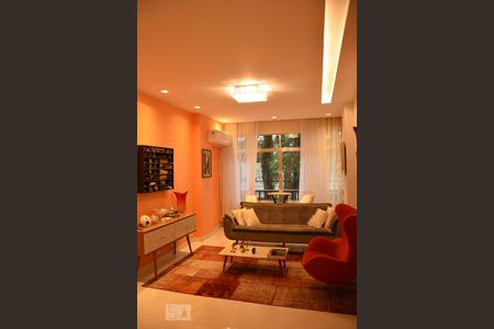 Sala de Estar de apartamento para alugar com 2 quartos, 90m² em Botafogo, Rio de Janeiro