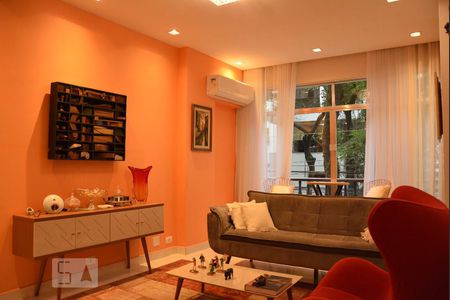 Sala de Estar de apartamento para alugar com 2 quartos, 90m² em Botafogo, Rio de Janeiro