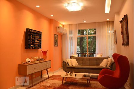 Sala de Estar de apartamento para alugar com 2 quartos, 90m² em Botafogo, Rio de Janeiro