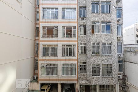 Sala - Vista da Janela de apartamento à venda com 1 quarto, 45m² em Tijuca, Rio de Janeiro