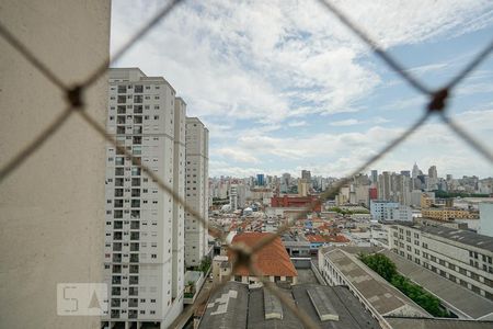 Vista sala de apartamento à venda com 2 quartos, 47m² em Brás, São Paulo
