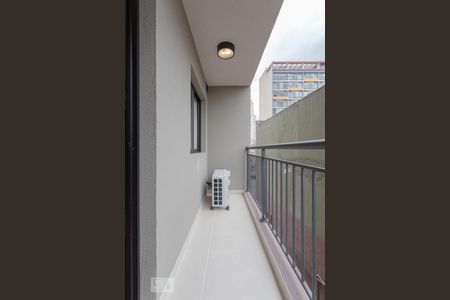 Studio para alugar com 26m², 1 quarto e sem vagaVaranda