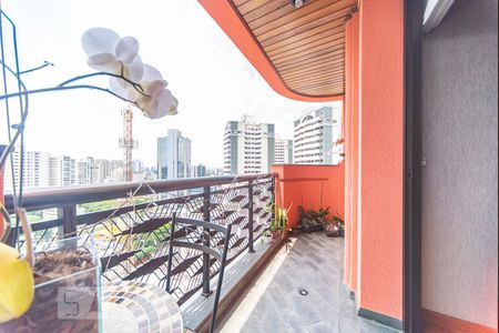 Varanda da Sala de apartamento à venda com 3 quartos, 162m² em Centro, Santo André