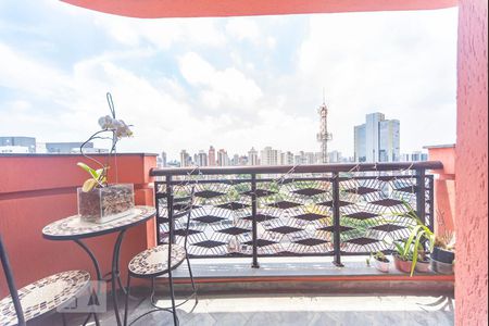 Varanda da Sala de apartamento à venda com 3 quartos, 162m² em Centro, Santo André