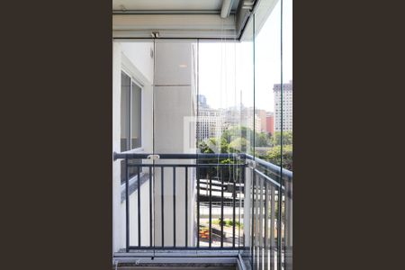 Apartamento para alugar com 25m², 1 quarto e sem vagaVaranda