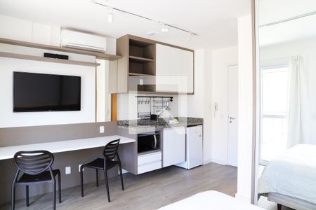 Sala/Cozinha de apartamento para alugar com 1 quarto, 25m² em Bela Vista, São Paulo