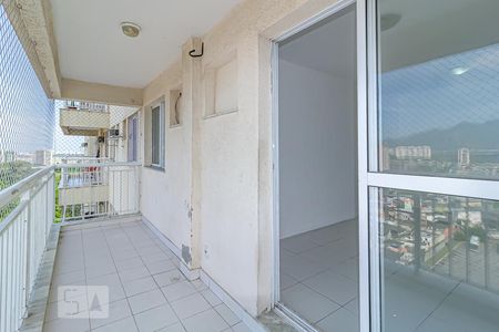 Varanda da Sala de apartamento à venda com 2 quartos, 63m² em Jacarepaguá, Rio de Janeiro
