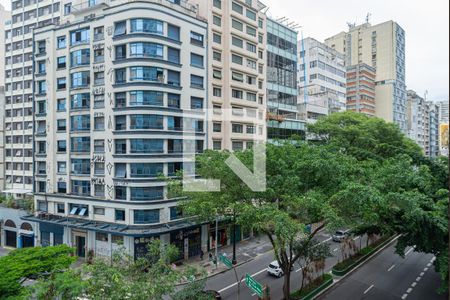 Vista da Sala de apartamento para alugar com 1 quarto, 52m² em Bela Vista, São Paulo