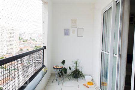 Studio à venda com 39m², 1 quarto e 1 vagaVaranda