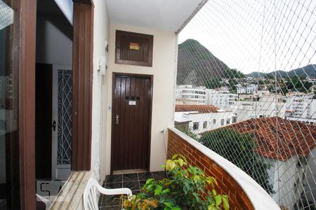 Varanda da Sala de apartamento à venda com 3 quartos, 150m² em Laranjeiras, Rio de Janeiro