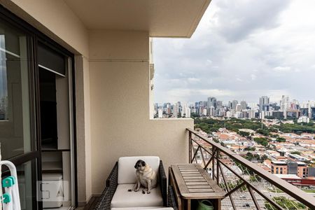 Varanda de apartamento à venda com 1 quarto, 49m² em Vila Olímpia, São Paulo