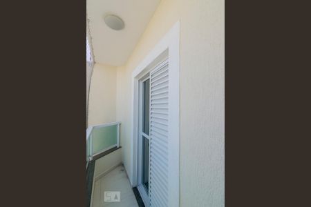Varanda da Suíte de apartamento para alugar com 3 quartos, 81m² em Vila Pires, Santo André