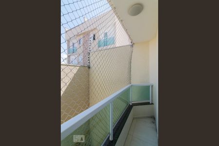 Varanda da Suíte de apartamento para alugar com 3 quartos, 81m² em Vila Pires, Santo André