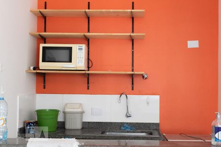 Cozinha de apartamento para alugar com 1 quarto, 33m² em Vila Buarque, São Paulo
