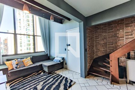 Sala de apartamento à venda com 1 quarto, 61m² em Paraíso do Morumbi, São Paulo