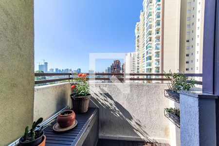 Varanda de apartamento para alugar com 1 quarto, 61m² em Paraíso do Morumbi, São Paulo