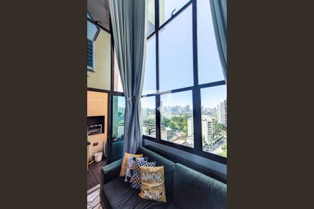 Sala de apartamento para alugar com 1 quarto, 61m² em Paraíso do Morumbi, São Paulo