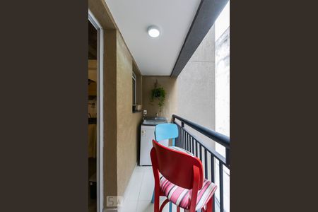 Varanda de kitnet/studio à venda com 1 quarto, 28m² em Sé, São Paulo