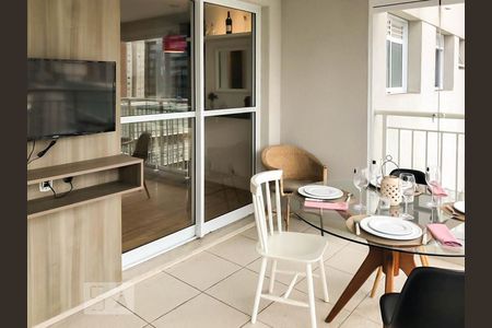 Apartamento à venda com 55m², 1 quarto e 2 vagasVaranda