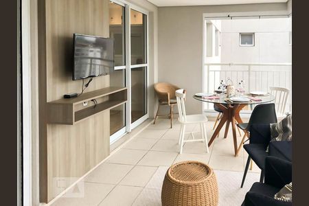 Apartamento à venda com 55m², 1 quarto e 2 vagasVaranda