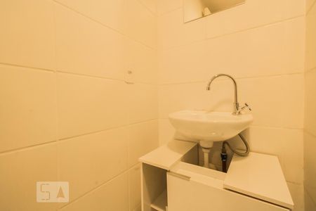 Detalhe banheiro de apartamento à venda com 1 quarto, 25m² em Bela Vista, São Paulo