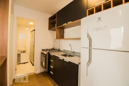 Sala/Cozinha de apartamento à venda com 1 quarto, 25m² em Bela Vista, São Paulo