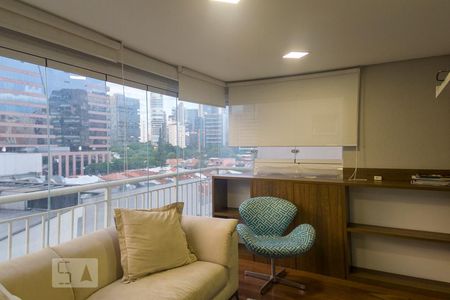 Apartamento para alugar com 54m², 1 quarto e 1 vagavaranda