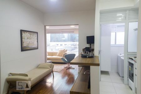 Sala de apartamento para alugar com 1 quarto, 54m² em Vila Nova Conceição, São Paulo