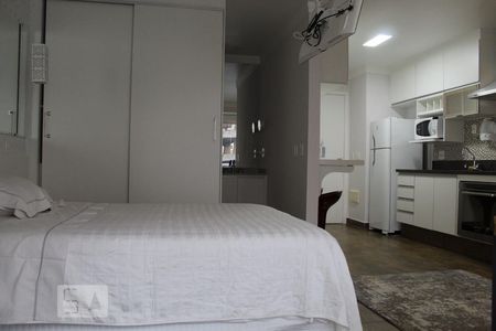 Quarto Suíte de kitnet/studio para alugar com 1 quarto, 36m² em Brooklin, São Paulo
