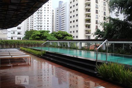 Studio para alugar com 36m², 1 quarto e 1 vagaPiscina