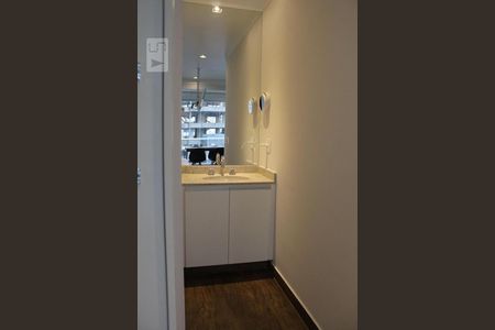 Banheiro - Torneira de kitnet/studio para alugar com 1 quarto, 36m² em Brooklin, São Paulo