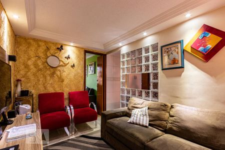 Sala  de apartamento à venda com 2 quartos, 56m² em Conjunto Habitacional Padre Manoel de Paiva, São Paulo