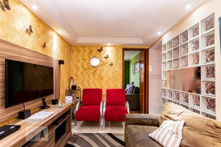 Sala  de apartamento à venda com 2 quartos, 56m² em Conjunto Habitacional Padre Manoel de Paiva, São Paulo