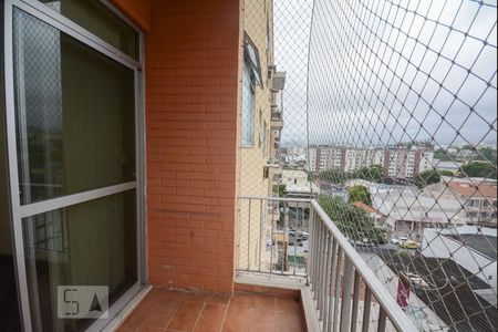 Varanda de apartamento à venda com 3 quartos, 95m² em Taquara, Rio de Janeiro