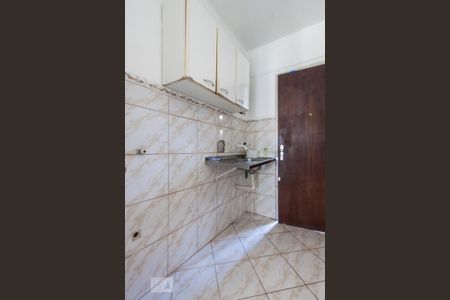 Cozinha de kitnet/studio para alugar com 1 quarto, 25m² em Centro Histórico, Porto Alegre