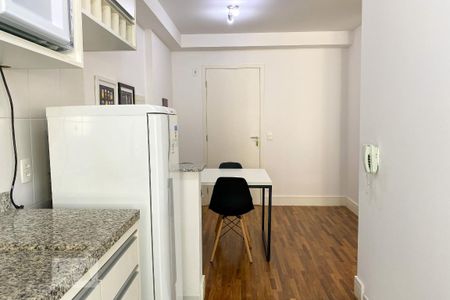 Studio para alugar com 42m², 1 quarto e 1 vaga Studio para alugar com 42m², 1 quarto e 1 vagaCozinha e sala