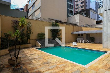 Área comum - Piscina de kitnet/studio para alugar com 1 quarto, 41m² em São Pedro, Belo Horizonte