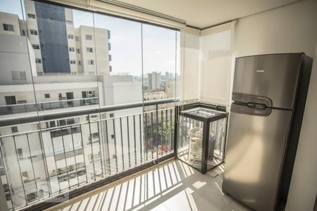 Detalhe Varanda da Sala de kitnet/studio à venda com 1 quarto, 37m² em Vila da Saúde, São Paulo