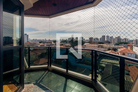 Varanda da Sala de apartamento à venda com 3 quartos, 136m² em Vila Zelina, São Paulo