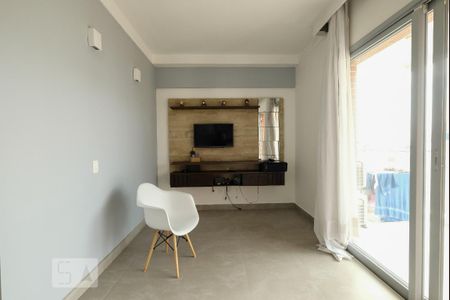 Sala de apartamento para alugar com 1 quarto, 47m² em Boqueirão, Santos