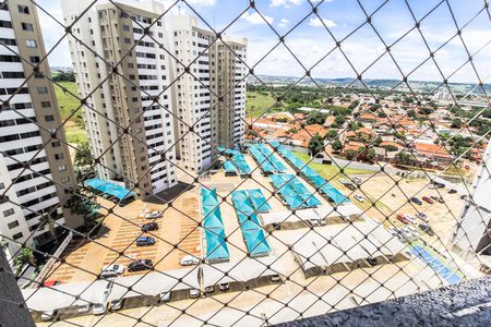 Varanda da Sala - Vista de apartamento para alugar com 2 quartos, 58m² em Residencial Eldorado, Goiânia