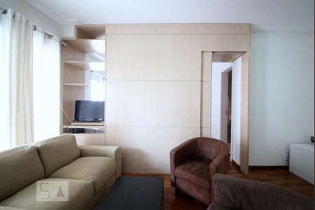 Sala  de apartamento à venda com 1 quarto, 50m² em Cidade Monções, São Paulo