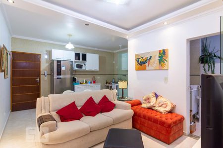 Sala de apartamento à venda com 3 quartos, 76m² em Vila Metalurgica, Santo André