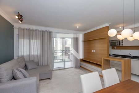 Sala de apartamento à venda com 2 quartos, 77m² em Vila Cordeiro, São Paulo